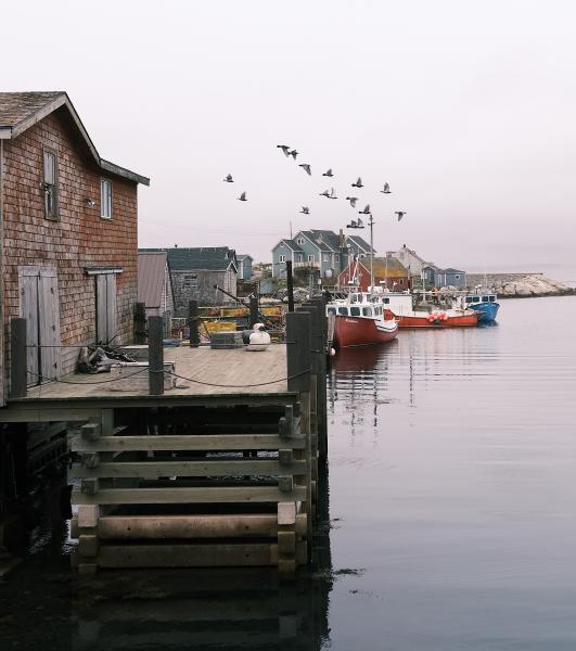 Peggy's Cove in October