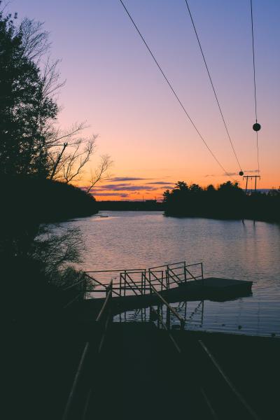 Sunset at Kearney Lake