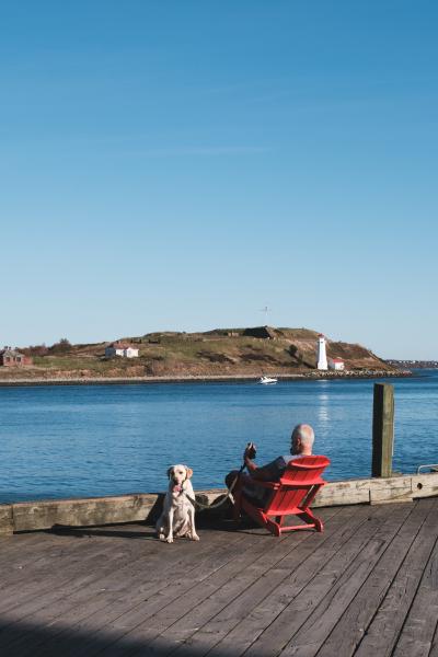 Warm October Afternoon On the Halifax Waterfront