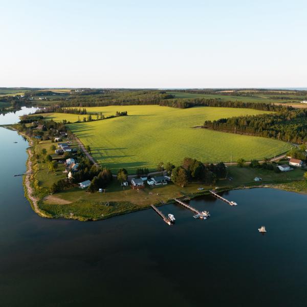 Flying Over Prince Edward Island