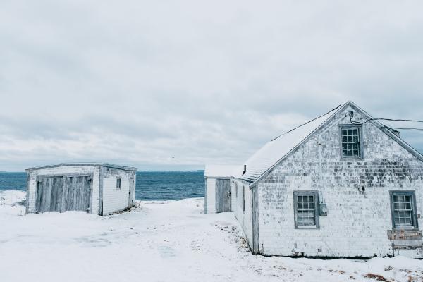 Peggy's Cove in the Grips of Winter
