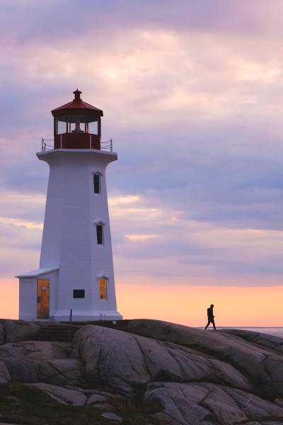 Sunset Explorer at Peggy's Cove