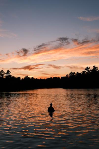 Sunset Swim