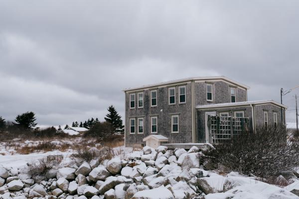 Peggy's Cove in the Grips of Winter